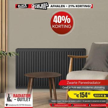 Zwarte Paneelradiator Kompakt Universeel Central Radiator beschikbaar voor biedingen