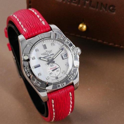 Breitling - Galactic 36 Diamond MoP - A37330 - Dames -, Handtassen en Accessoires, Horloges | Heren
