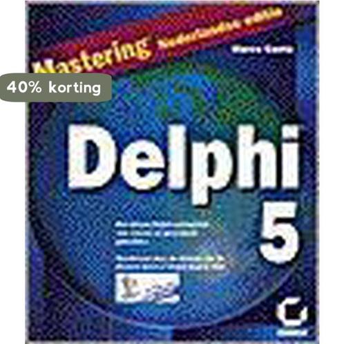 Mastering delphi 5 9789041906748 M. Cantu, Boeken, Informatica en Computer, Gelezen, Verzenden
