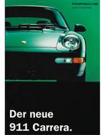 1994 PORSCHE 911 CARRERA BROCHURE DUITS, Livres
