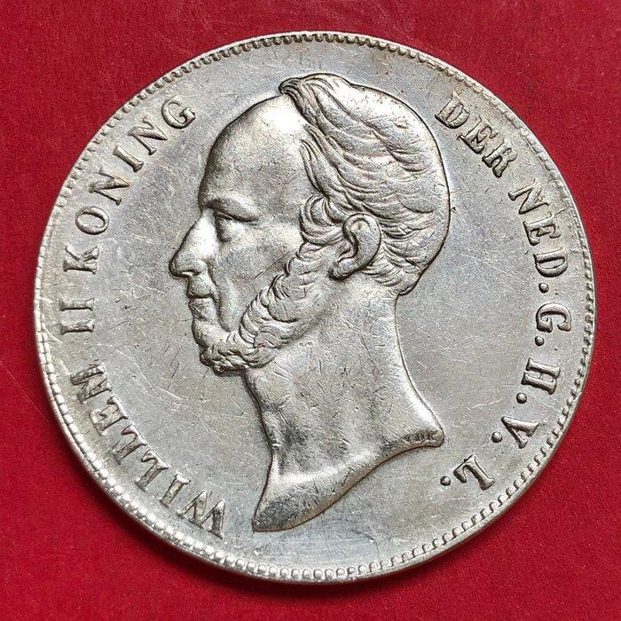 Nederland. Willem II. 2 1/2 Gulden 1849 (Zonder, Postzegels en Munten, Munten | Nederland