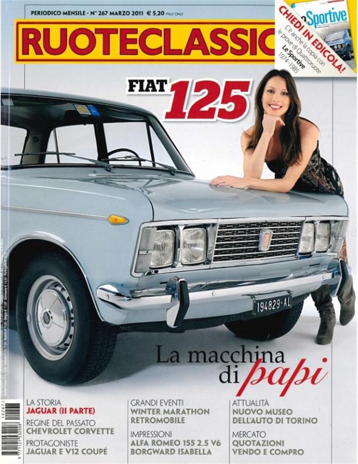 2011 RUOTECLASSICHE MAGAZINE 267 ITALIAANS, Boeken, Auto's | Folders en Tijdschriften, Ophalen of Verzenden