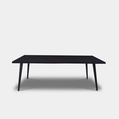 Tafel Boomstam Eikenhout  Konisch  140x90, Huis en Inrichting, Tafels | Eettafels