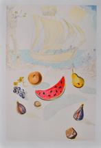 Salvador Dali (1904-1989) - Bateaux et Fruits