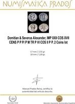 Romeinse Rijk. Domitian & Severus Alexander. Denarius IMP