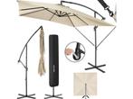 tectake® Apollon - Zweefparasol - Waterafstotend - Ø 250 cm, Jardin & Terrasse, Parasols, Verzenden
