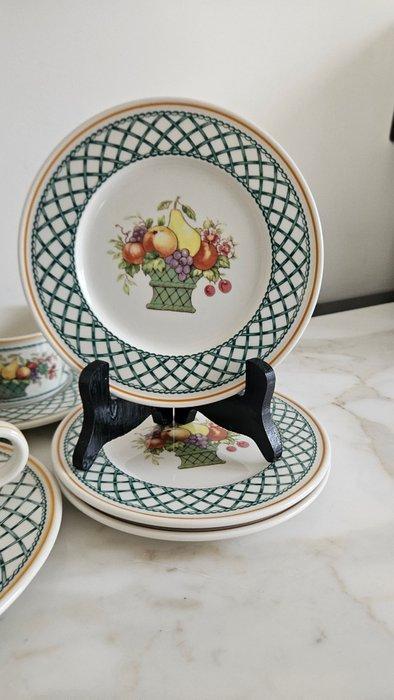 Villeroy & Boch - Koffieservies (18) - Basket - Porselein -, Antiquités & Art, Antiquités | Meubles | Tables