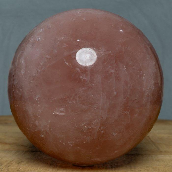 Rozekwarts Fijn gepolijste kwaliteit rozenkwarts bol -, Verzamelen, Mineralen en Fossielen