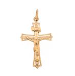 Gouden hanger van kruis met corpus | INRI (religieus), Ophalen of Verzenden
