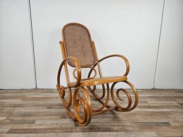 Chaise à bascule - Secezione viennese Dondolo in faggio e