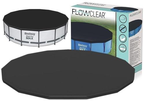 Bestway zwembad afdekzeil 457 cm rond zwart, Tuin en Terras, Zwembaden, Nieuw, Ophalen of Verzenden