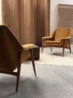 Cassina - Wilhelm Knoll - Fauteuil (2) - 854 - Fluweel,, Antiquités & Art