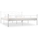 vidaXL Bedframe metaal wit 180x200 cm, Huis en Inrichting, Slaapkamer | Bedden, Verzenden, Nieuw