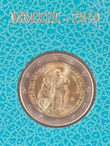 Vatican. 2 Euro 2019/2020 Cappella Sistina + Raffaello