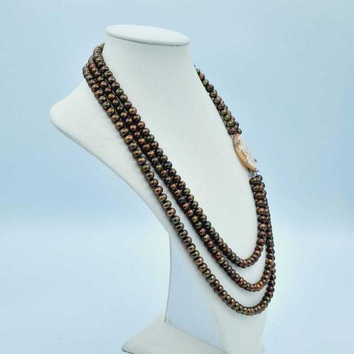 Zonder Minimumprijs - Halsketting - 9 kt. Witgoud, Zilver, Handtassen en Accessoires, Kettingen