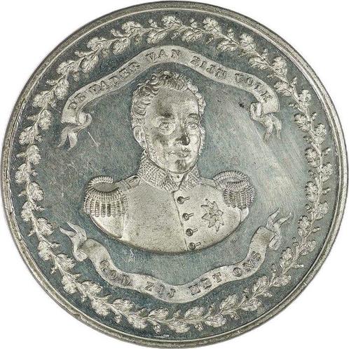 België, Nederland. Historical Medal 1831 Willem I - Ten, Postzegels en Munten, Munten en Bankbiljetten | Toebehoren