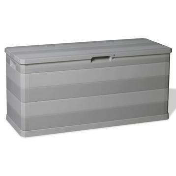 vidaXL Tuinbox 117x45x56 cm grijs, Verzenden