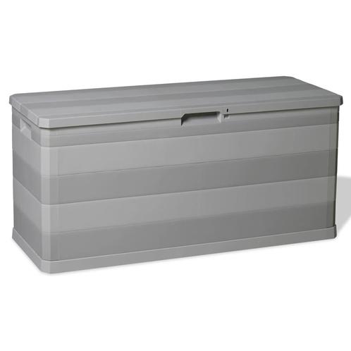 vidaXL Tuinbox 117x45x56 cm grijs, Tuin en Terras, Bergingen en Tuinkasten, Nieuw, Verzenden