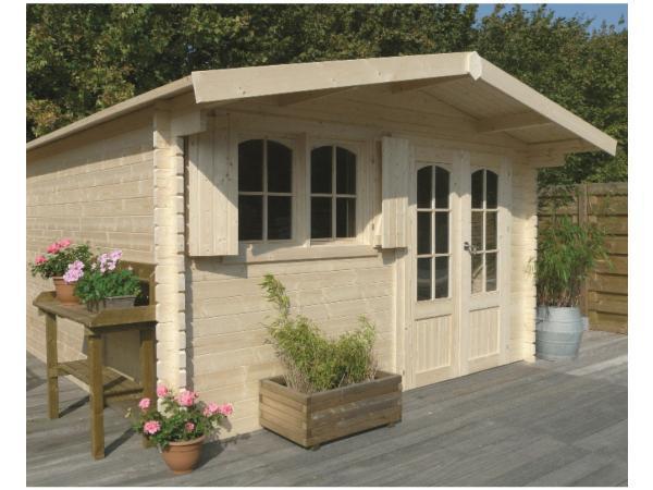 Veiling - Tuinhuis Tignes 4180X3880X2526 MM, Tuin en Terras, Tuinhuizen, Nieuw