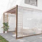 vidaXL Doorzichtig zeildoek met zeilringen 10x10 m, Verzenden, Nieuw