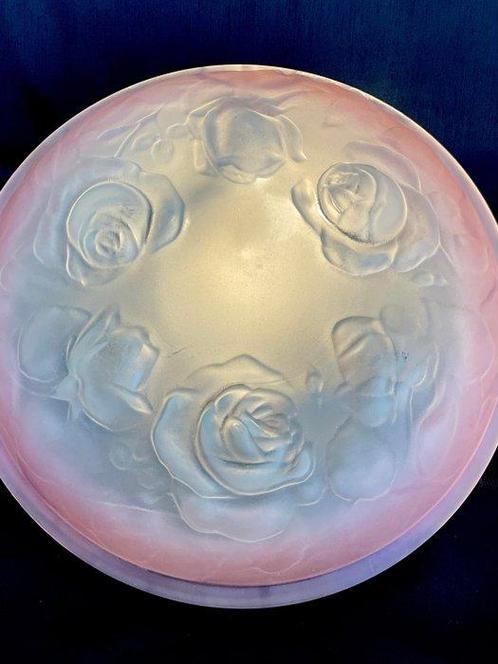 Art Deco Lampenkap - Plafonnier - Verre de peinture, Antiek en Kunst, Kunst | Designobjecten