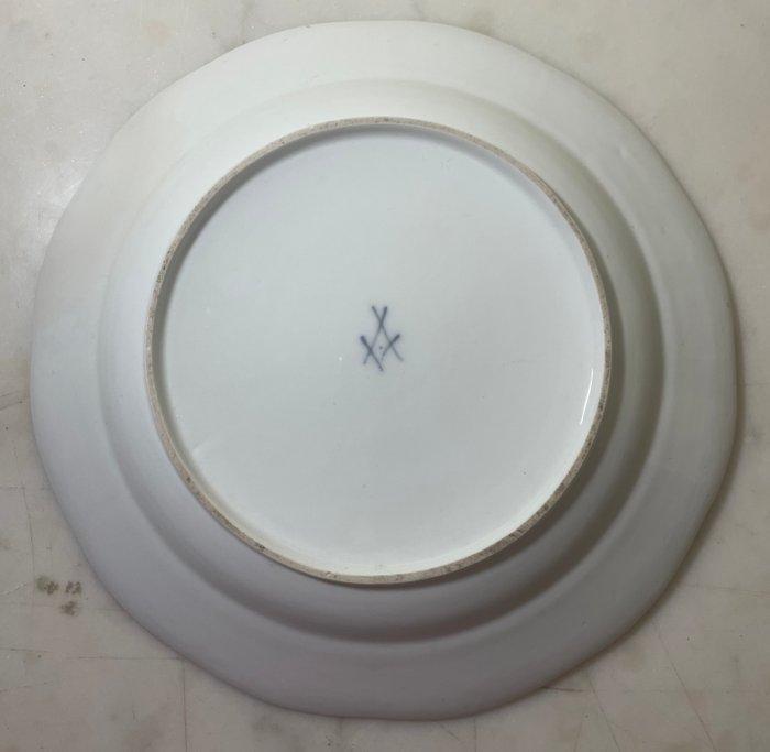 Meissen - Schotel - Porselein - 24 cm merk 1763-1774, Antiek en Kunst, Antiek | Glaswerk en Kristal