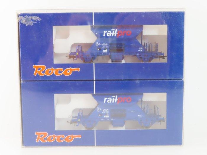 Roco H0 - 66006 - Modeltrein goederenwagon (1) - Set van 2, Hobby en Vrije tijd, Modeltreinen | H0