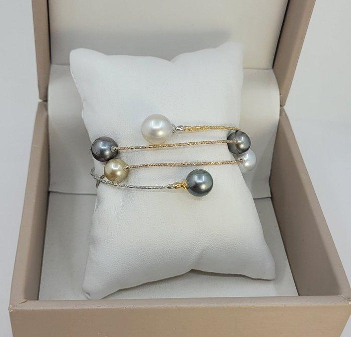 Armband - 18 karaat Geel goud, Witgoud, Roségoud, Zuidzee, Bijoux, Sacs & Beauté, Bracelets