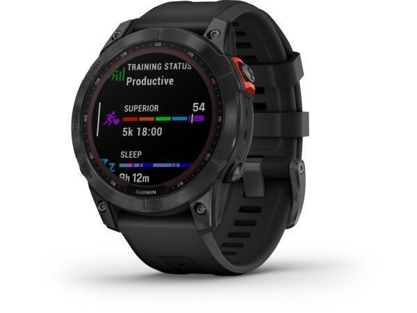 Veiling - Garmin fenix 7 Solar Multisport Smartwatch - 47MM, Handtassen en Accessoires, Sporthorloges