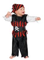 Piraten Kostuum Rood Zwart Baby, Kinderen en Baby's, Nieuw, Verzenden