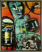 Herman Brood | Giclée: De Drummer | Afmeting: 100cm x 125cm, Ophalen of Verzenden