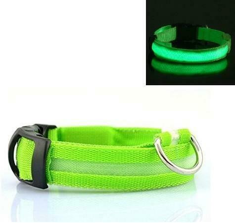 LED Halsband GROEN, Dieren en Toebehoren, Honden-accessoires, Verzenden
