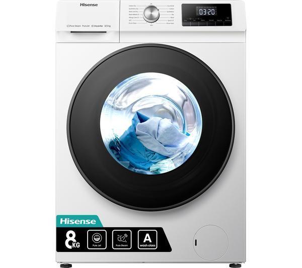 Hisense Wdqa8014evjm Was-droogcombi 8kg - 5kg 1400t, Elektronische apparatuur, Was-droogcombinaties, Ophalen of Verzenden