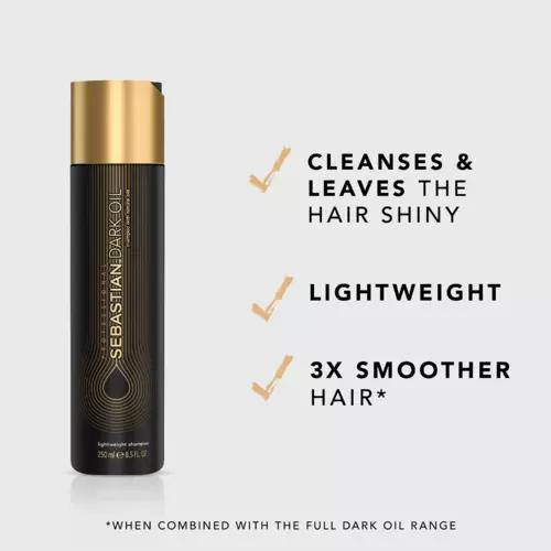 Sebastian Professional Dark Oil Lightweight Shampoo, Handtassen en Accessoires, Uiterlijk | Haarverzorging, Nieuw, Verzenden