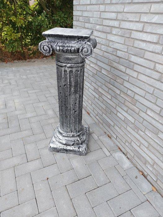 Beeld, Romeinse zuil of pilaar - 98 cm - polyresin, Antiek en Kunst, Curiosa en Brocante
