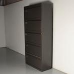 Officenow kleppenkast, antraciet, 207 x 100 cm, 5 kleppen, Ophalen of Verzenden, Gebruikt