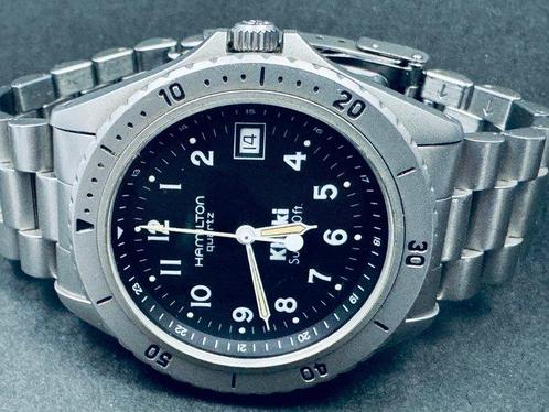 Hamilton - Khaki - Zonder Minimumprijs - 9745B - Heren -, Handtassen en Accessoires, Horloges | Heren