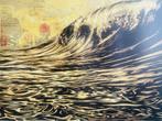 Shepard Fairey (OBEY) (1970) - Dark Wave Signed Lithograph