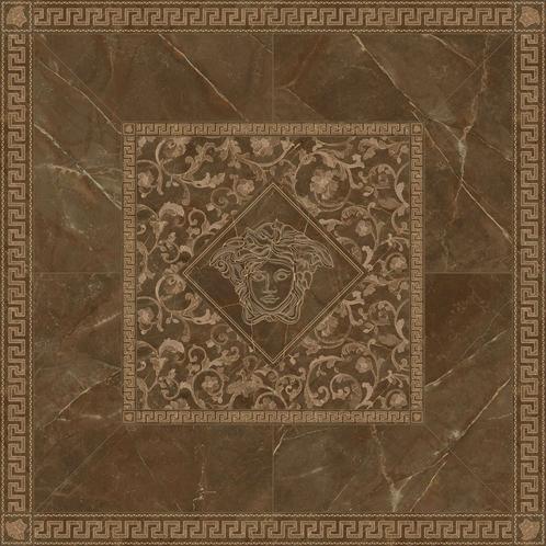 VERSACE Rosone Pulpis Marrone Decortegel 156x156 -, Doe-het-zelf en Bouw, Tegels, Ophalen of Verzenden