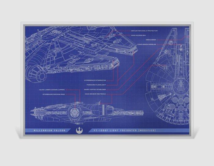 Niue. 2 Dollars 2025 – Star Wars – Millennium Falcon, Postzegels en Munten, Munten | Europa | Niet-Euromunten