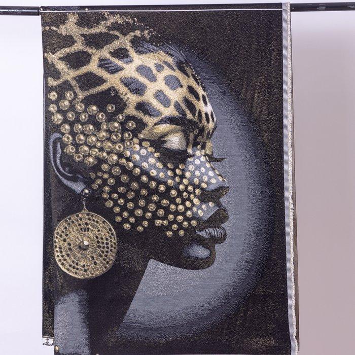 Kunstmatig portret - Golden Muse - Wandkleed - Wandtapijt -, Antiek en Kunst, Antiek | Tapijten, Tafelkleden en Textiel