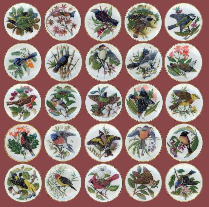 Colin Newman/Franklin porcelain - Bord (25) - Miniature, Antiek en Kunst, Kunst | Designobjecten