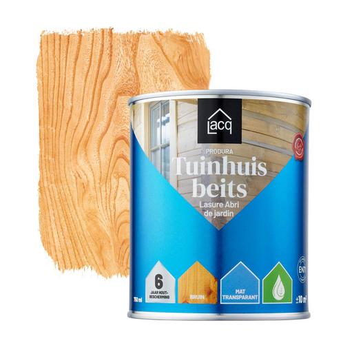 Lacq Tuinhuisbeits Bruin 0.75L, Doe-het-zelf en Bouw, Verf, Beits en Lak, Bruin, Nieuw, Verzenden