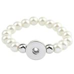 Fako Bijoux® - Armband Voor Click Buttons - Kralen - Parel, Handtassen en Accessoires, Verzenden, Nieuw