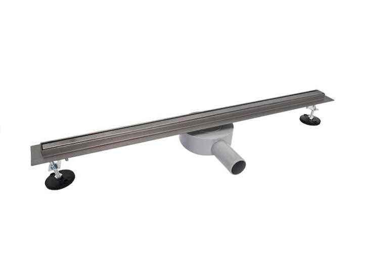 SALE - Linas 70x7cm - Gun metal - Douchegoot -, Doe-het-zelf en Bouw, Sanitair, Nieuw, Ophalen of Verzenden