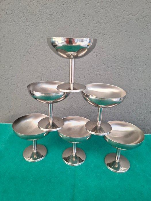 Gobelet (6) - Acier inoxydable 18/10 - Ensemble de coupes, Maison & Meubles, Maison & Meubles | Autre