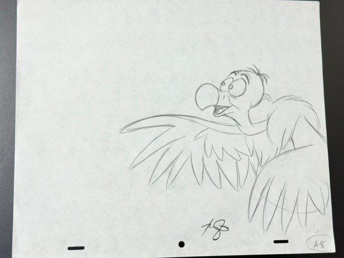 Walt Disney - Oorspronkelijke animatie tekening van gier -, Verzamelen, Disney