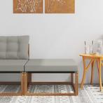 vidaXL Buiten Voetenbank Massief Acacia Hout Naturel, Tuin en Terras, Verzenden, Nieuw