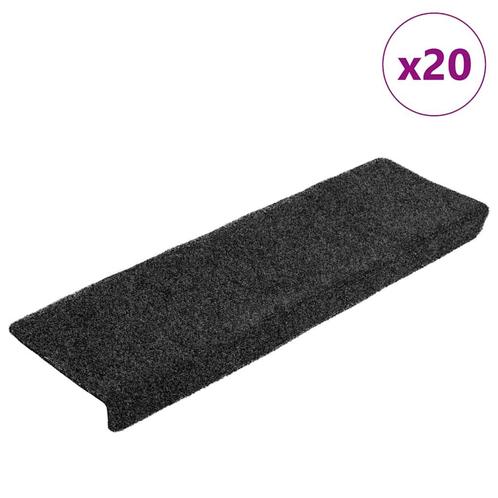 vidaXL Trapmatten zelfklevend 20 st 65x21x4 cm grijs, Doe-het-zelf en Bouw, Ladders en Trappen, Nieuw, Verzenden