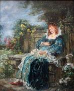 Marie Philips-Weber (b. 1845) - Summer dream, Antiek en Kunst